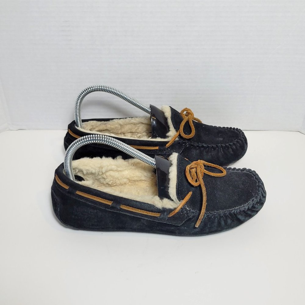 UGG Australia Dakota Suede Sheepskin Moccasin Slip-On Women's Size 7